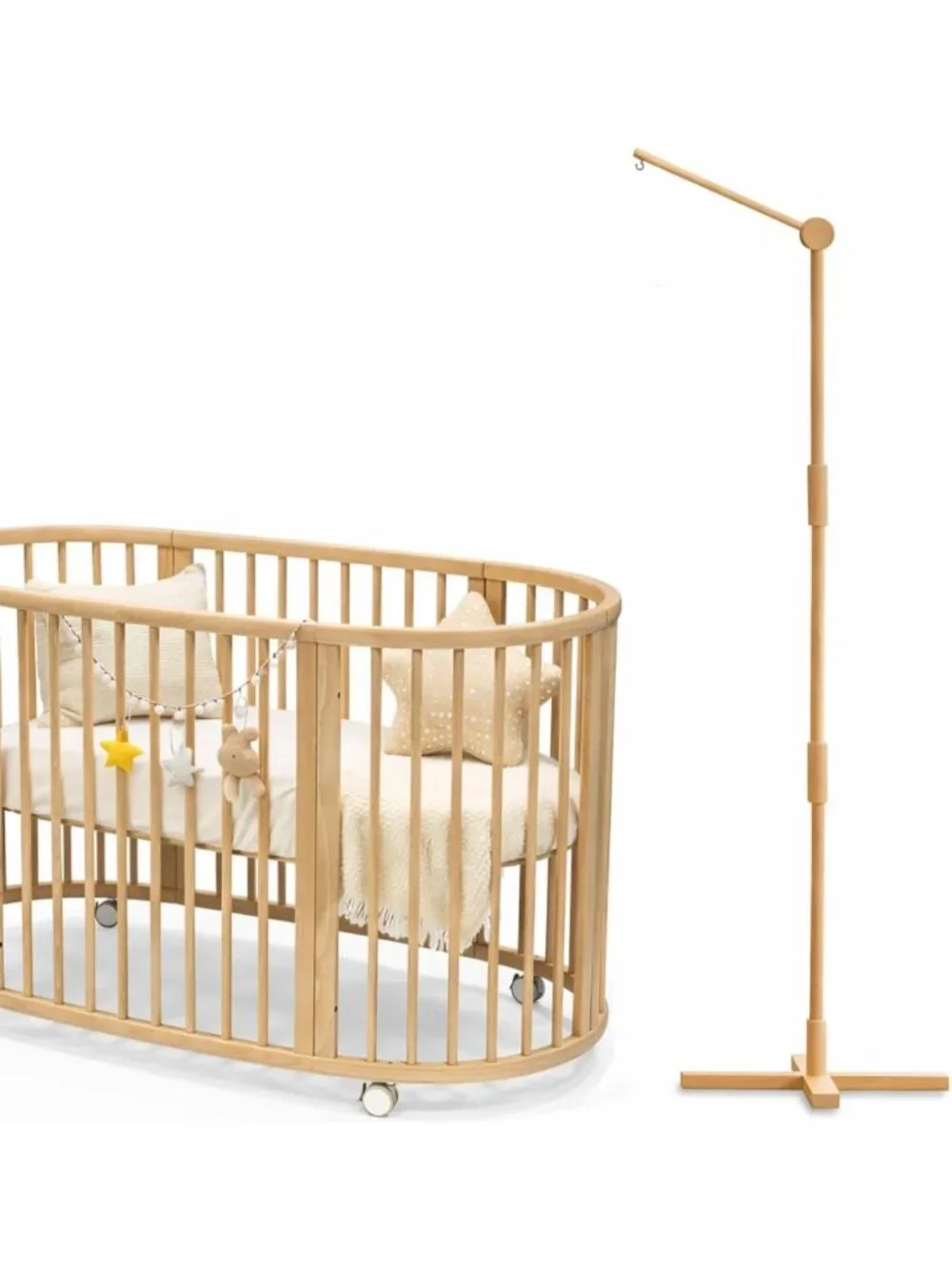 Wooden Crib Mobile Arm - 61